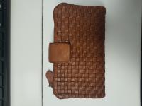 CS1642/2025 BROWN LEATHER WALLET WITH DOC